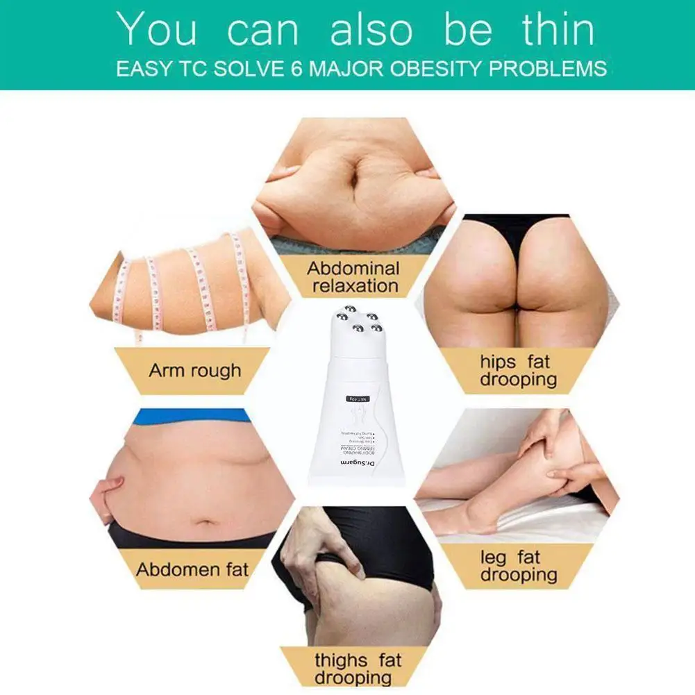 

3D Roller Fat Burning Cream Anti-cellulite Full Body Cream Cr Body Effective Waist Weight Massaging Leg Loss Spa Slimming R W2V2