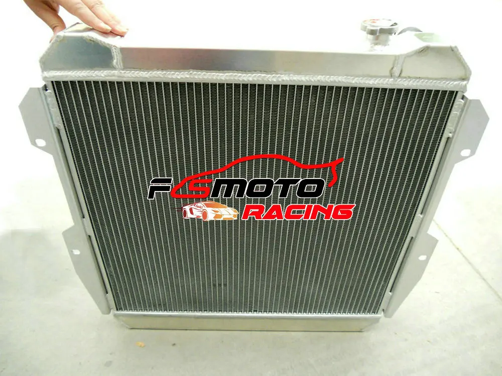 Красный шланг + алюминиевый радиатор вентилятор для Toyota HiLux LN60 LN61 LN65 LN85 2 4 4WD 2L 1984-1991