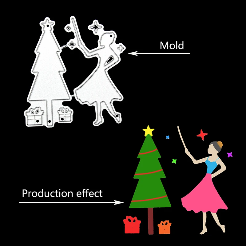 Трафарет женщины металлические штампы для скрапбукинга альбом ремесло тиснение