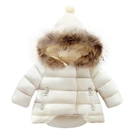 winter new childrens cotton clothing girls warm jacket long sleeved hooded jacket girls fashion jacket baby plush cartoon jacket