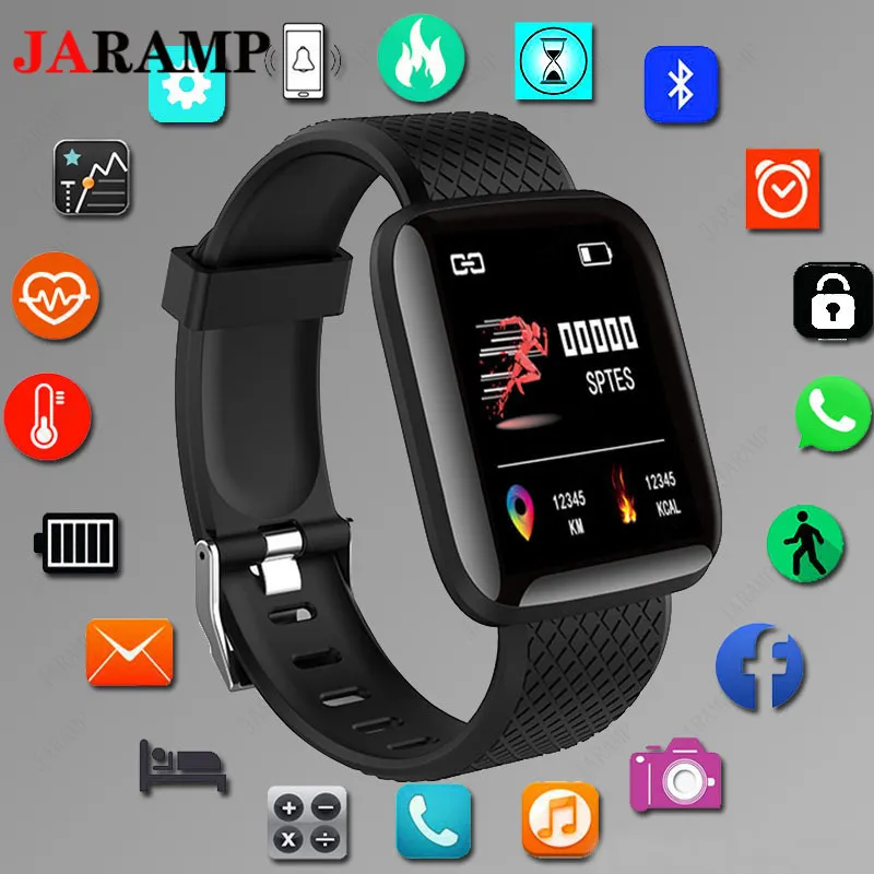 

Men Women Smart Watch Blood Pressure Waterproof Smartwatch Heart Rate Monitor Fitness Tracker Sport Watches Wristwatch Bluetooth