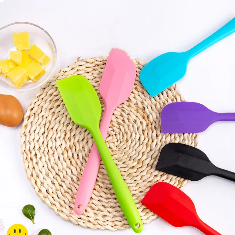 

Встроенный силиконовый скребок инструмент для выпечки устойчивый к высоким температурам большой пирог маленький скребок для выпечки масл...