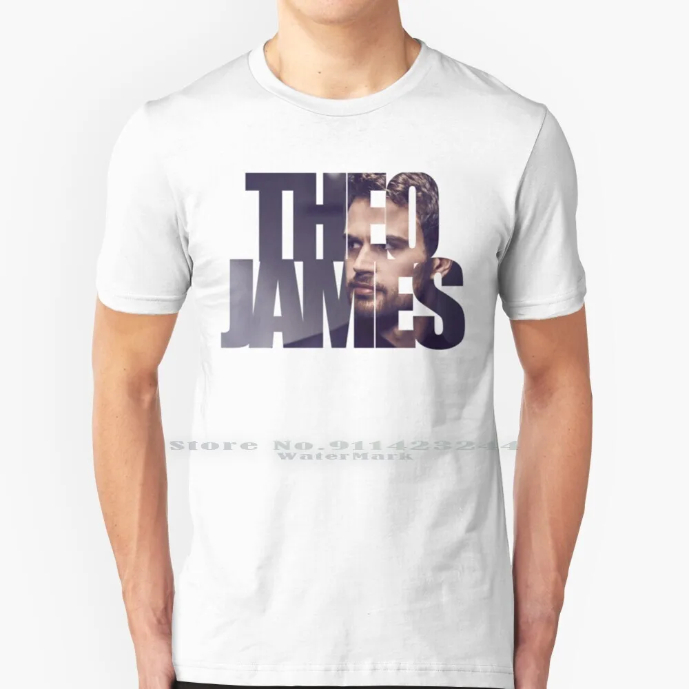 

Theo James T Shirt 100% Pure Cotton Theo James Theo James