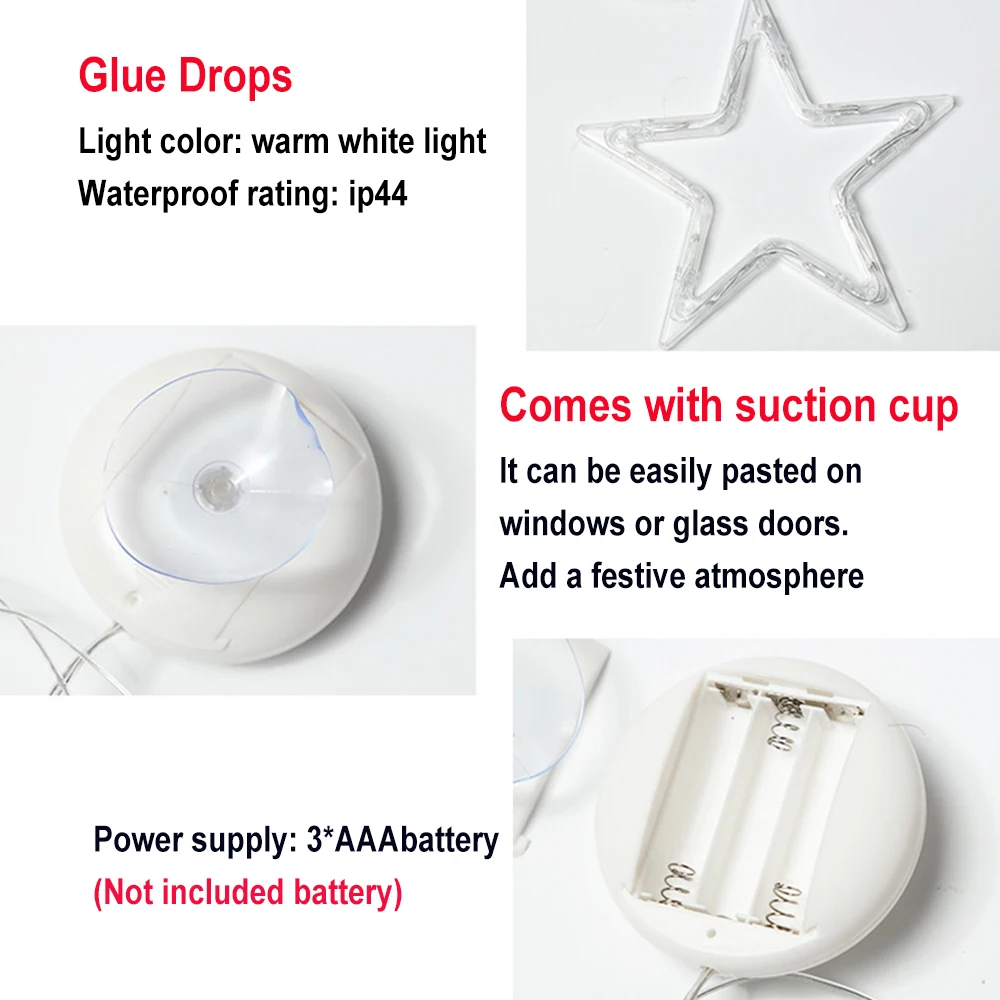 Рождественская елка снеговик Звездный колокол ангельские огни питание от