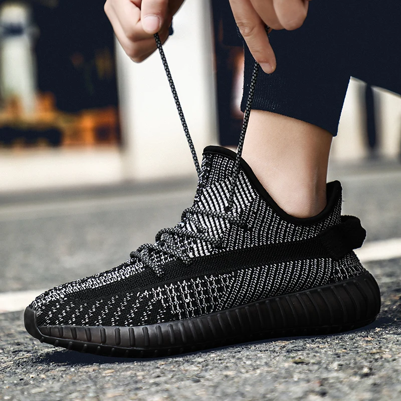 Кроссовки для бега мужские кроссовки белого цвета вязаные оригинальные