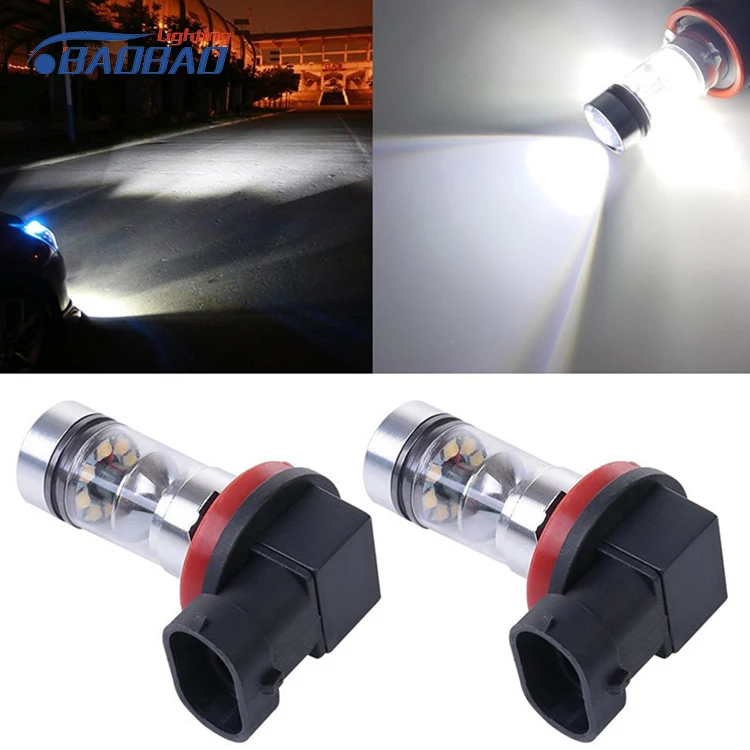 

360 degree dc 9-30v 100w H8 car led fog light lamp
