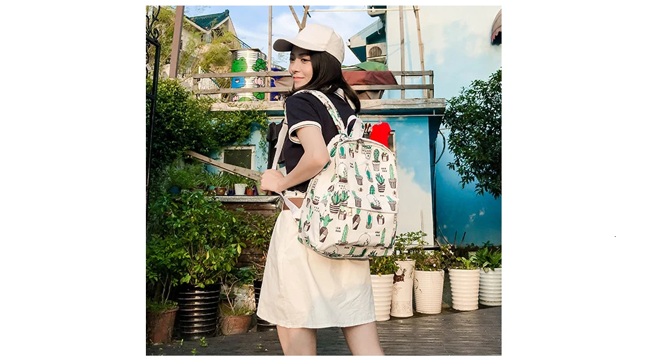 TTOU Ulzzang женский рюкзак с мультяшным котом, милая сумка, водонепроницаемый рюкзак для ноутбука, школьный рюкзак с модным принтом, дорожные сумки Mochilas