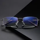 Очки для чтения для мужчин и женщин, высококачественные Полуободковые очки с диоптриями с защитой от синего света, Пресбиопия для мужчин, 1,0, 1,5, 2,0, 2,5, 4