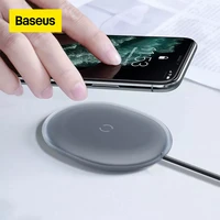 Baseus 15W Wireless Charger Fast Charging Pad Translucent Jelly Texture Portable Phone Charger For iPhone Samsung Xiaomi Huawei
