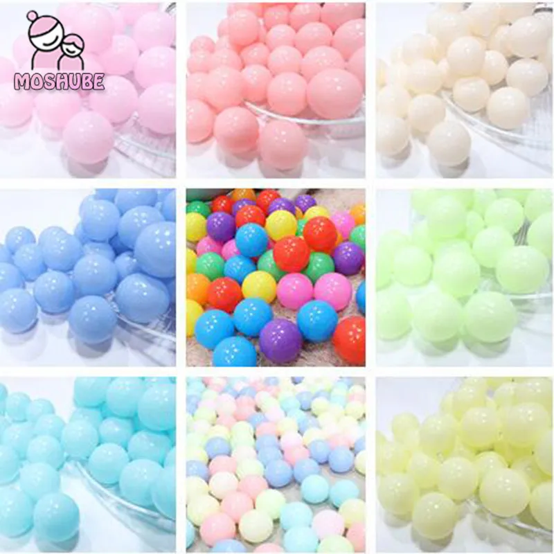 100 Pcs/каждая игрушка воздушный шар для детей игрушки цветной эко-Пластик моря