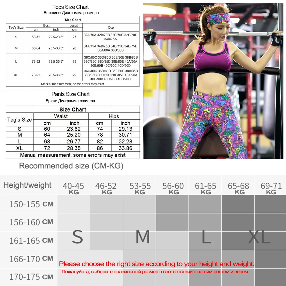 

Women Tracksuit Sportswear Outdoor Running Workout Fitness Top Bra Sports Leggings Yoga Set Lady Gym Clothes Suit Free Headband
