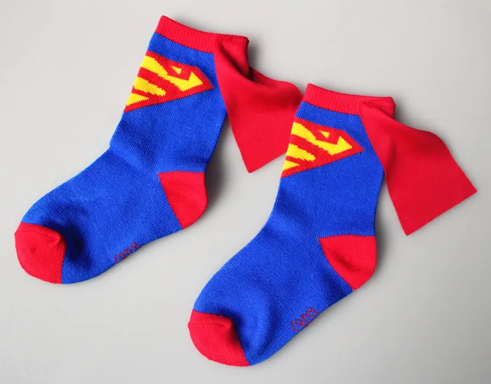 С принтами "Marvel", "Мстители", Детские носки для младенцев Капитан Америка Superman Spiderman Batman флэш-памяти человек детские короткие носки