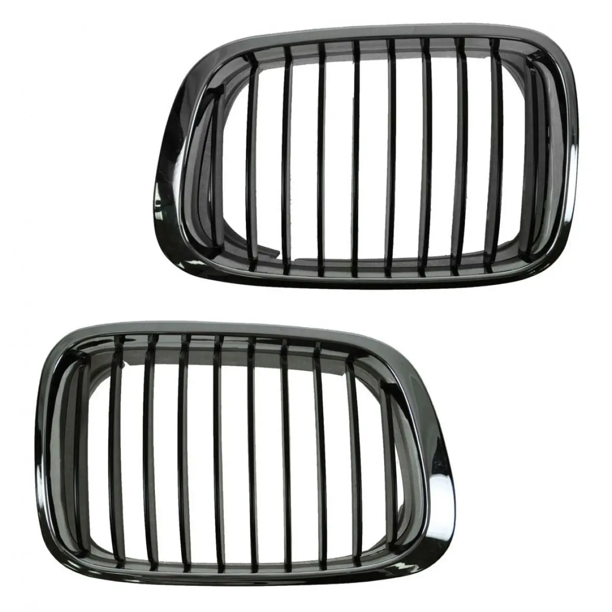 Пара передних грилей для почек черная блестящая решетка BMW 3 серии E46 323i 325i 328i 330i 1998