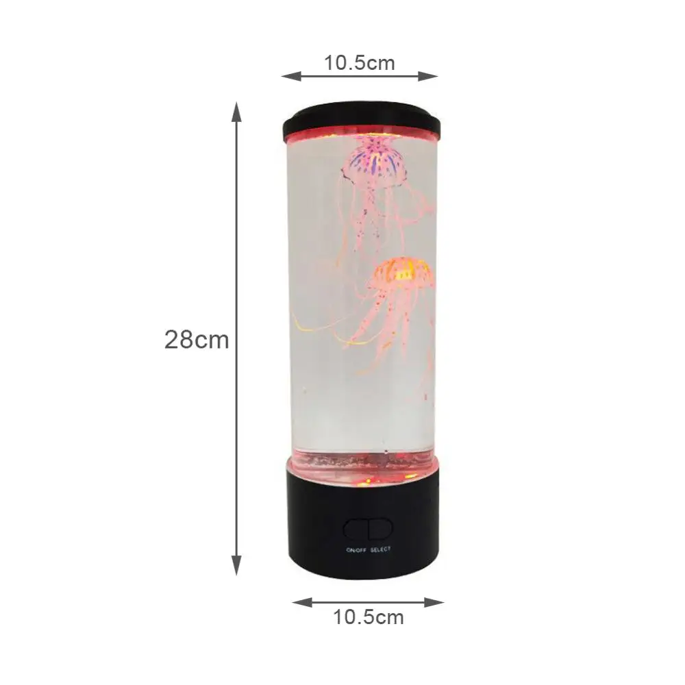 

LED Fantasy Jellyfish Lamp USB Power/Battery Powered Color Changing Jellyfish Tank Aquarium Led Lamp Relaxing Mood Night Light