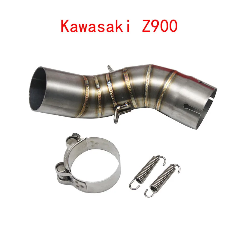 Глушитель выхлопной трубы ZSDTRP для мотоцикла средней длины Yamaha Kawasaki Z900 ER6N NINJIA