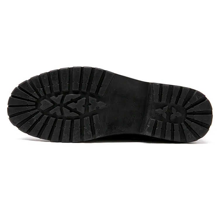 Ботинки Челси Мужская зимняя обувь черные ботинки из спилка мужская теплые