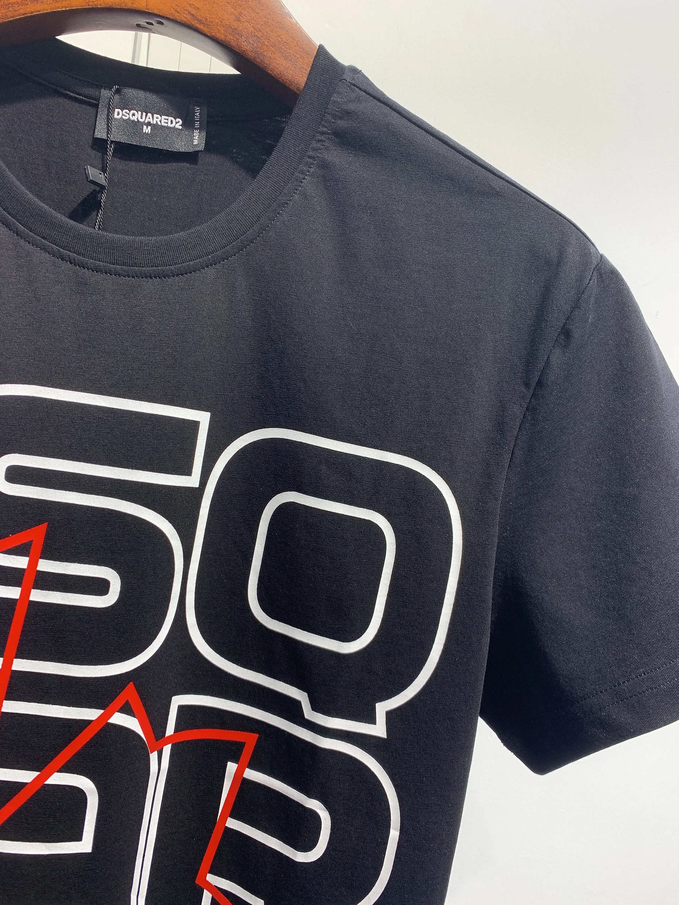 Оригинальная Мужская футболка с надписью Dsquared2 Милан 2021 D2 короткие футболки