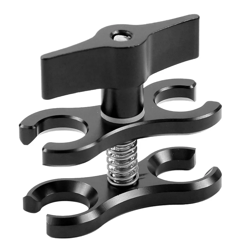 Топ алюминиевый сплав 2 отверстия Дайвинг бабочка зажим светильник шаровая