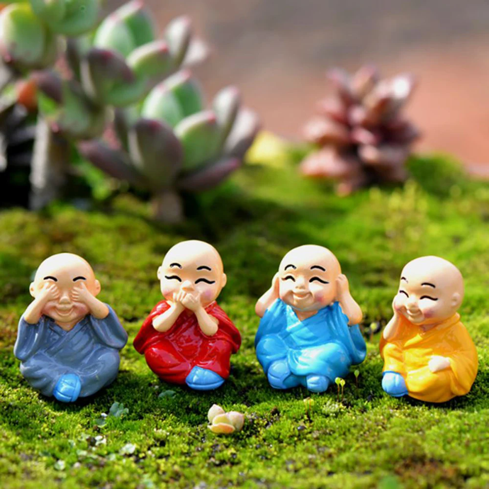 Монахов Форма Рисунок украшения мини юбка пачка монах куклы игрушка Миниатюрный