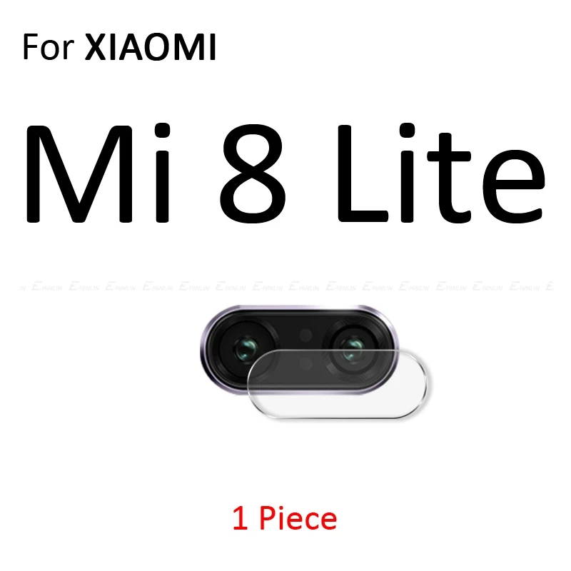 Защитная пленка из закаленного стекла для задней камеры Xiaomi mi 9T 9 SE 8 A3 A2 Lite 6X Max 3 Red mi Note 8T 5 6 7 Pro F1 10 - Цвет: For Xiaomi Mi 8 Lite
