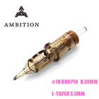 Игольчатый модуль картриджей для татуировок Ambition, 20 шт., круглый вкладыш  10, булавка 0,30 мм, 1RL, 3RL, 5RL, 7RL, 9RL, 11rl, 14rl