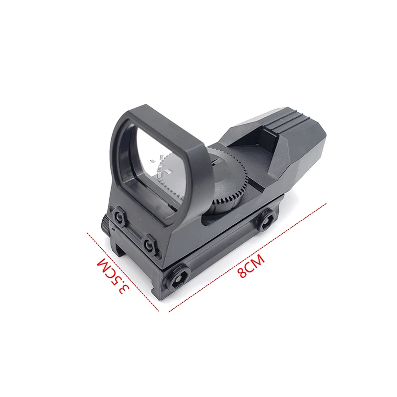 

Hunting sight Hot 20mm Rail Riflescope Dot Sight Reflex 4 Reticle Hunting Optics Holographic Red Tactical Scope Collimator
