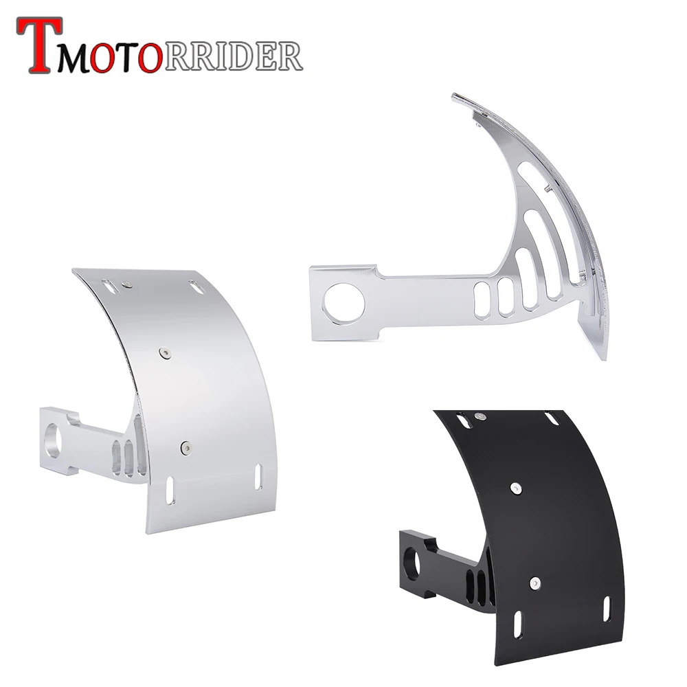 

Заготовка алюминий черный хром маятник Боковое крепление кривая хвост номерной знак держатель кронштейн для Kawasaki ZX6R ZX7R ZX9R ZX14R