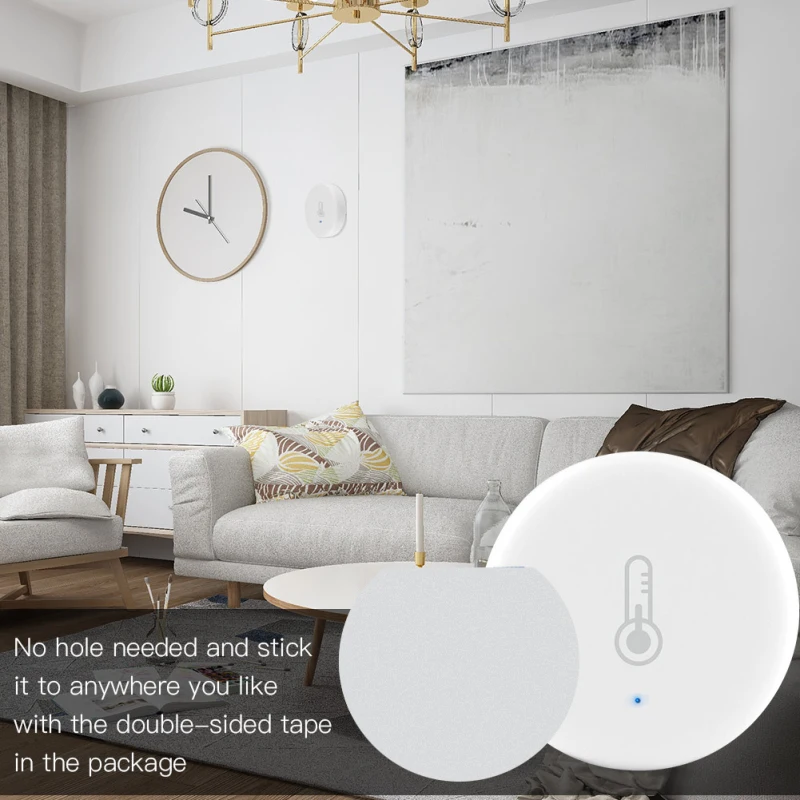 

Tuya ZigBee Smart Home Temperature And Humidity Sensors Smart Life App Control Works With Alexa Google Home Via Tuya Zigbee Hubs