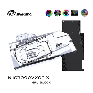 Bykski водный блок для использования в красочных iGame RTX 3080 Vulcan X OC3080 Vulcan OC 10G3080 Neptune OC 10G3080 Neptune 10G Block