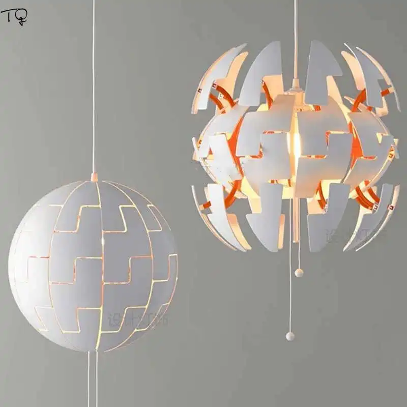 Скандинавские взрывающиеся шаровые подвесные светильники в виде шара гостиной