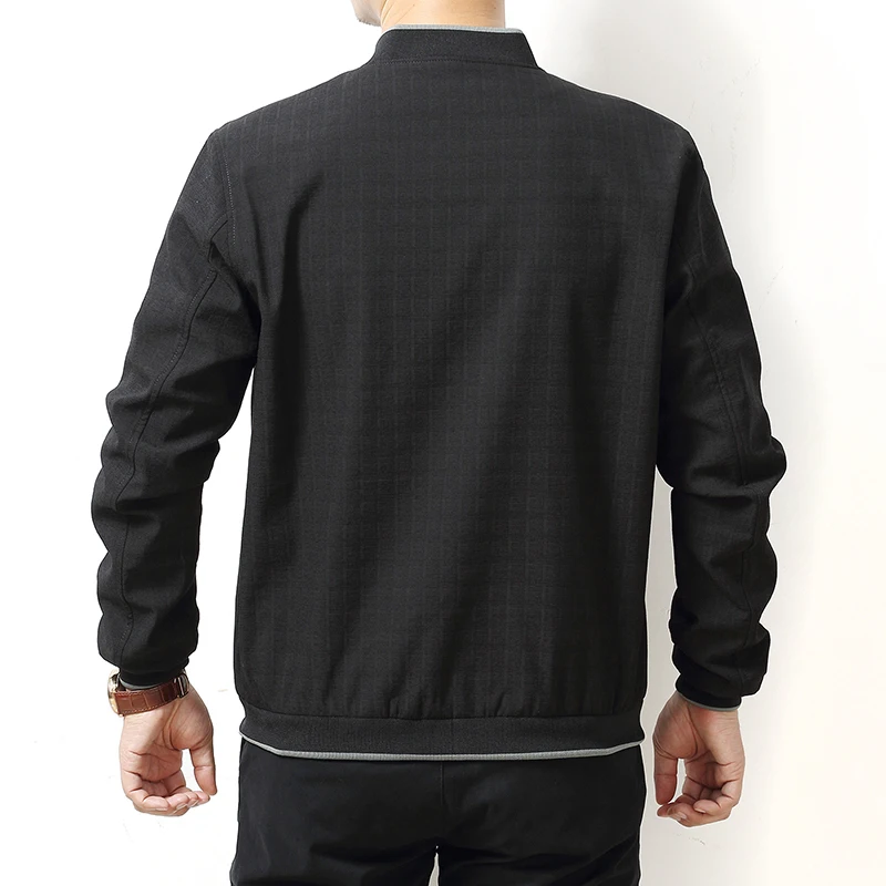 Высокого качества размера плюс 8XL 7XL 6XL для мужчин Новая повседневная куртка со