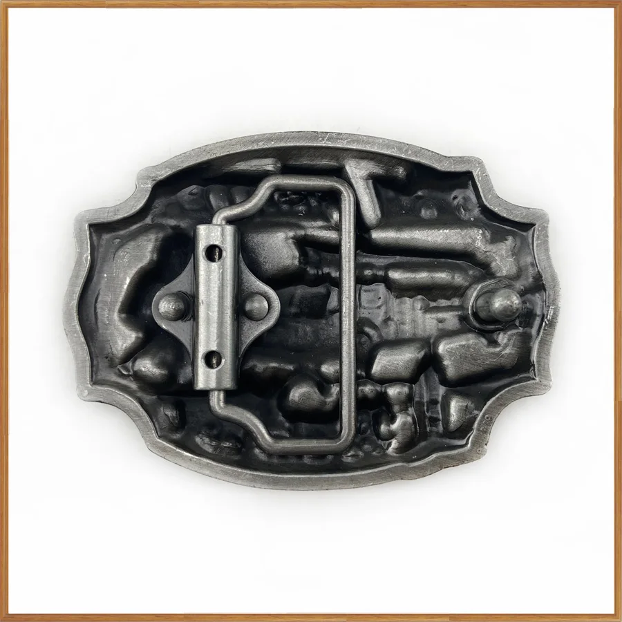 BuckleClub Ретро цинковый сплав пожарный Джинсы подарок ковбойский ремень пряжка