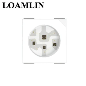 5 в постоянного тока 5  1000 шт. WS2812 WS2812B светодиодная полоса чип, чернаябелая версия (4Pin) RGB Smart WS2811 IC Встроенная адресная