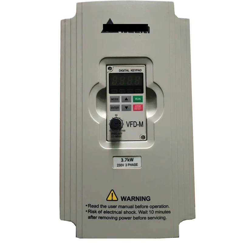

New VFD037M23A Delta VFD-M Inverter AC Motor Drive 3 Phase 220V 3.7Kw 5HP 17A 400HZ Spot