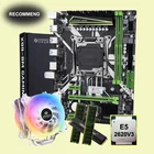 Материнская плата HUANANZHI X99-8M M-ATX, процессор Xeon E5 512 V3, ОЗУ 16 Гб (2 х8 ГБ), DDR4 RECC, 2620 ГГц, NVMe SSD