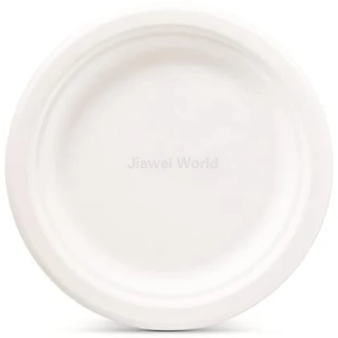 Десертные тарелки Jiawei World, классические белые, круглые аппетиты и десертные тарелки, 6,75 дюйма, 10 штук, безопасны для микроволновой печи;