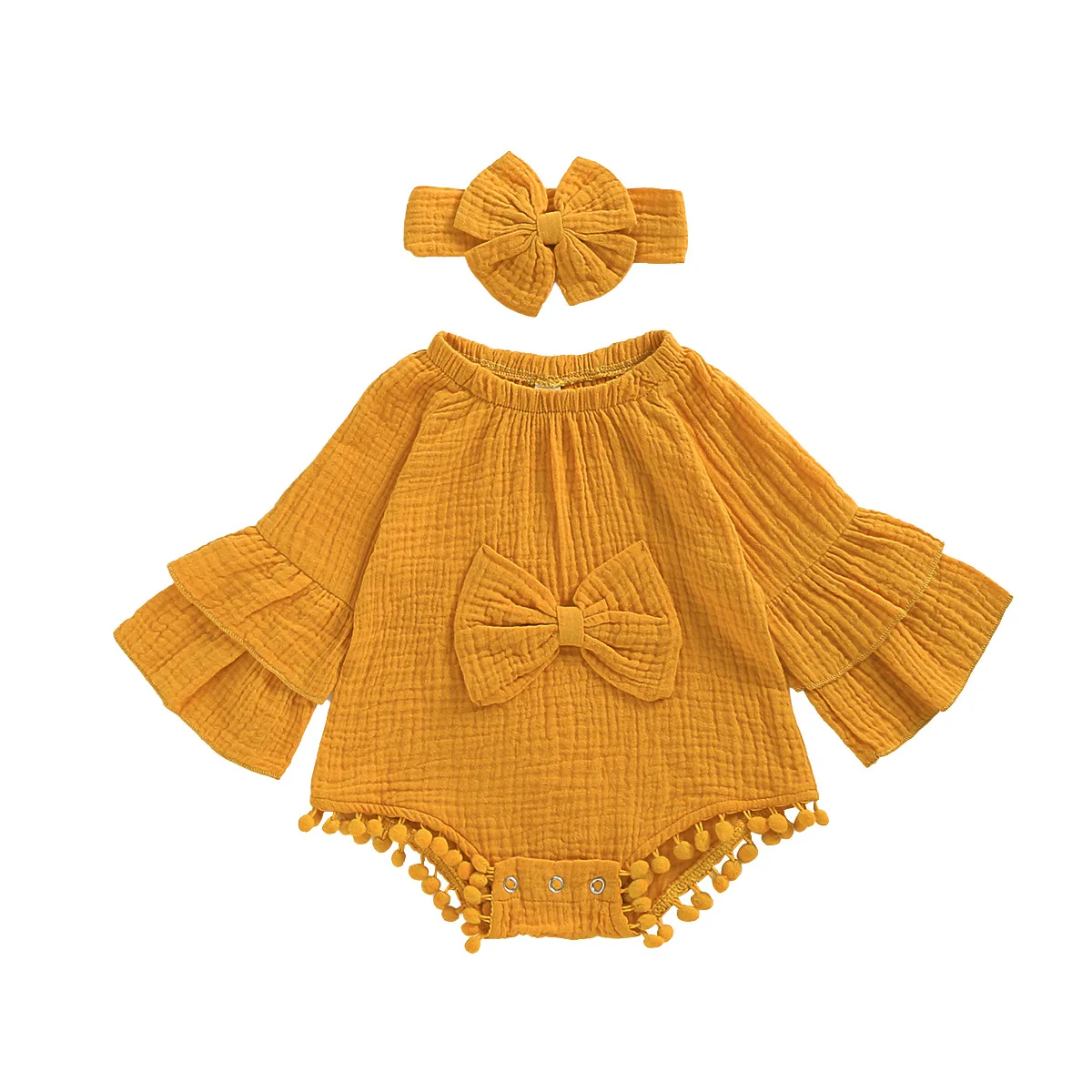 Детский комбинезон Осень зима 2019 г. милая одежда с длинными рукавами в