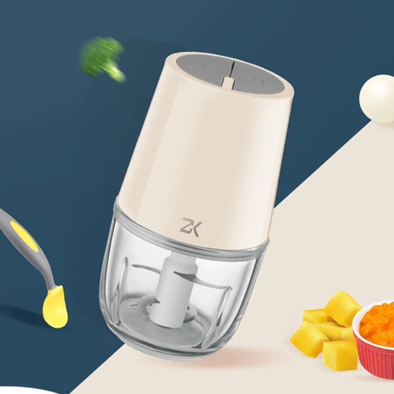 

Electric Meat Grinder Portable 2 Speeds Wireless Blender Mulifunctional Chopper Food Processor Slicer