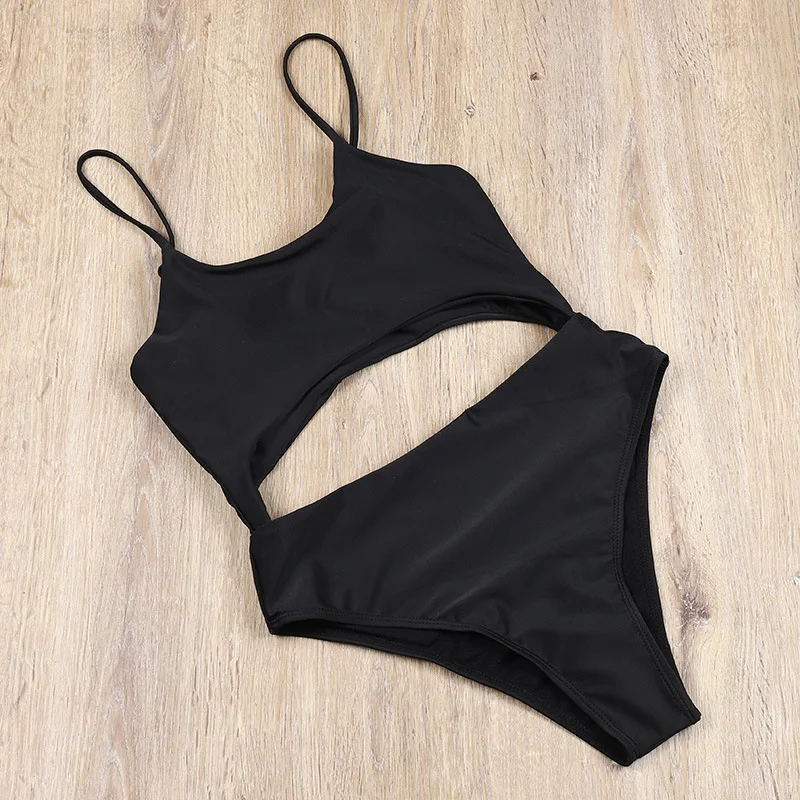 

2021 New Swimsuit Sexy Siamese Swimsuit Show Belly Hot Bikini