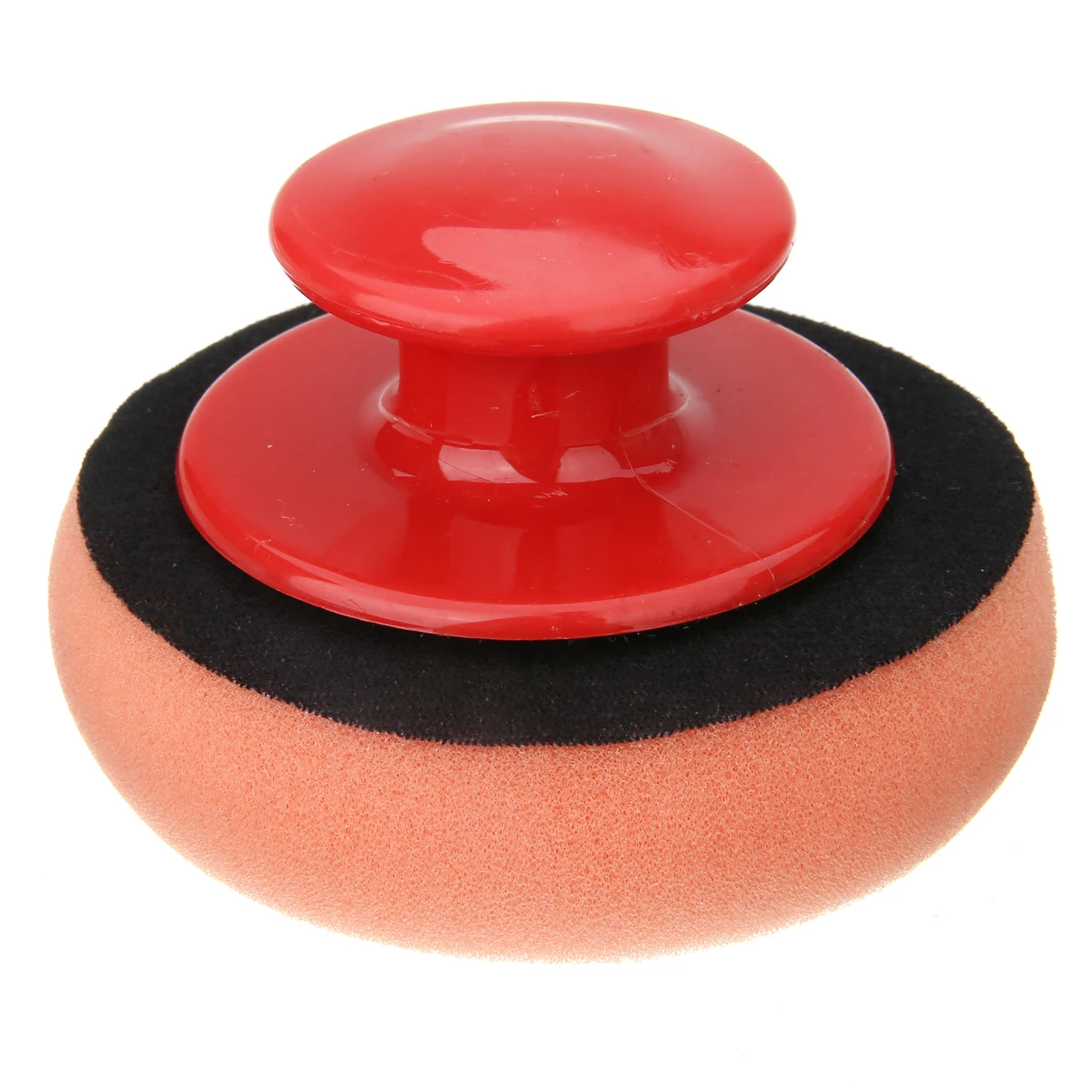 Утолщенная полировальная губка для воска 10 см ручка с пластиковой ручкой
