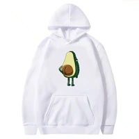 avocado print hoodies women graphic autumn winter hooded sweatshirt funny long sleeve pullovers for women casual sudaderas mujer