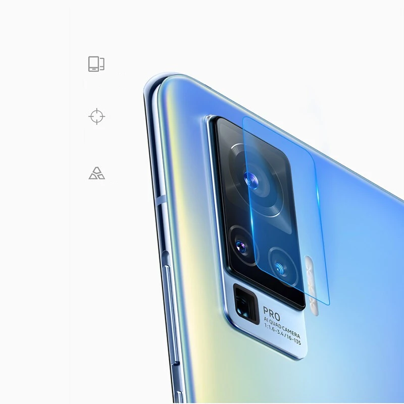 Защитная пленка для объектива камеры VIVO X50 Pro Plus закаленное стекло 2 шт. - купить по