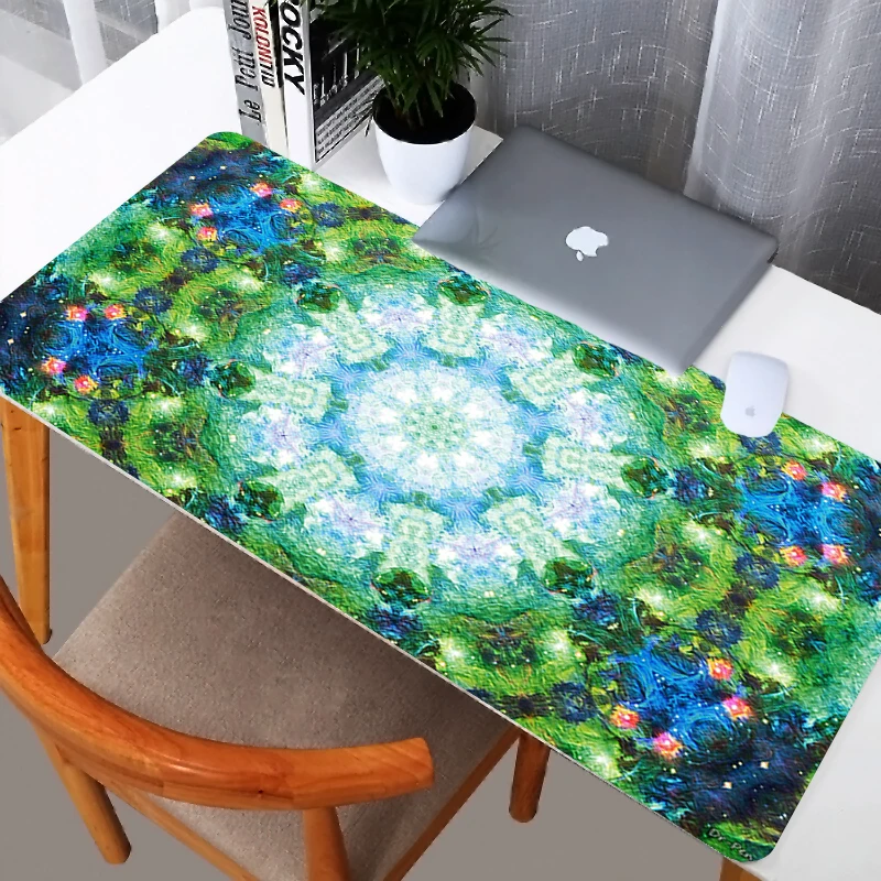 

Коврик для мыши с рисунком мандалы персональный компьютерный коврик для мыши игровой коврик для запястья большой коврик для мыши XL клавиат...