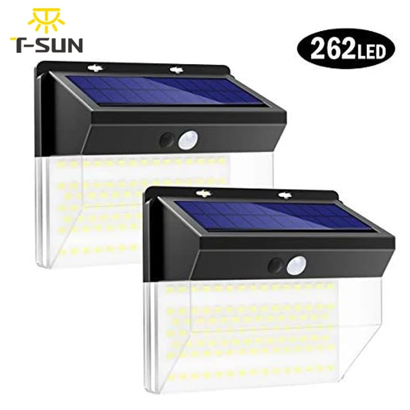 Светодиодный настенный светильник на солнечной батарее с ИК датчиком движения 3