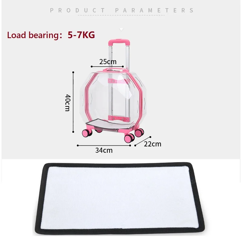 Прозрачный чехол с окошком для кошек и собак акриловый Дорожный Чехол улицы