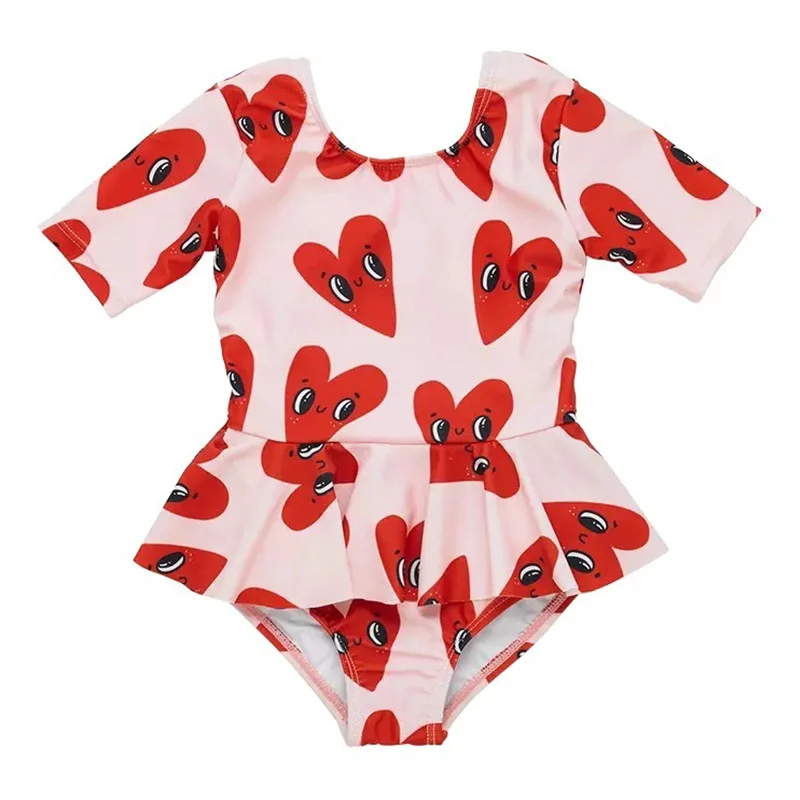 

IN STOCK 2021 Ship in April New RYB Summer Girls Swimsuit Beach Swimsuit Girl Clothing Set Kids Boutique Clothing Wholesale