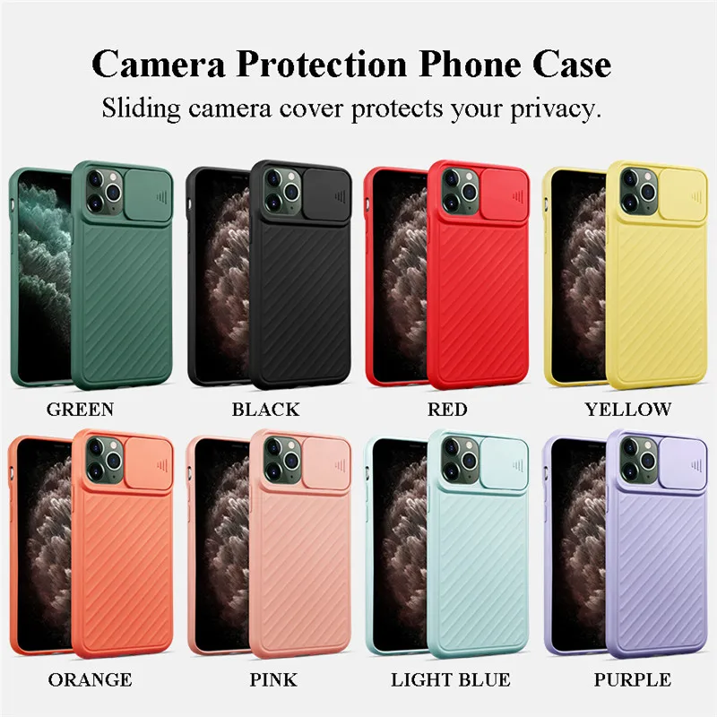 Чехол для раздвижной камеры iPhone 11pro Max защитный чехол 12 XS 6 Plus 6s 7 8 X XR|Бамперы| |