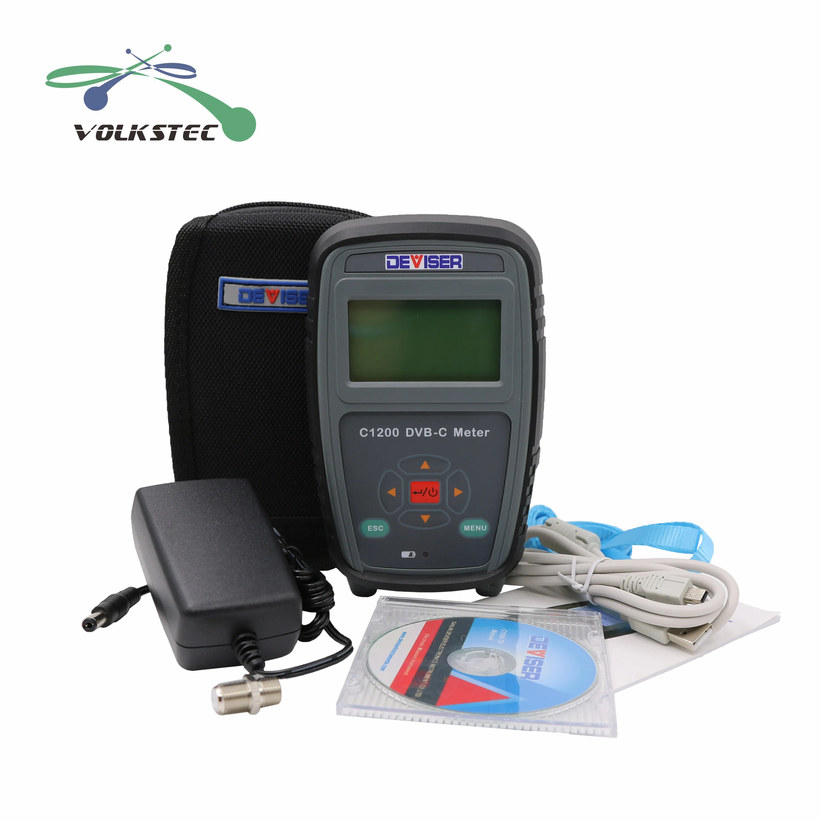 CATV измеритель уровня сигнала дБ оригинальный Deviser DVB C DS1200C Бесплатная