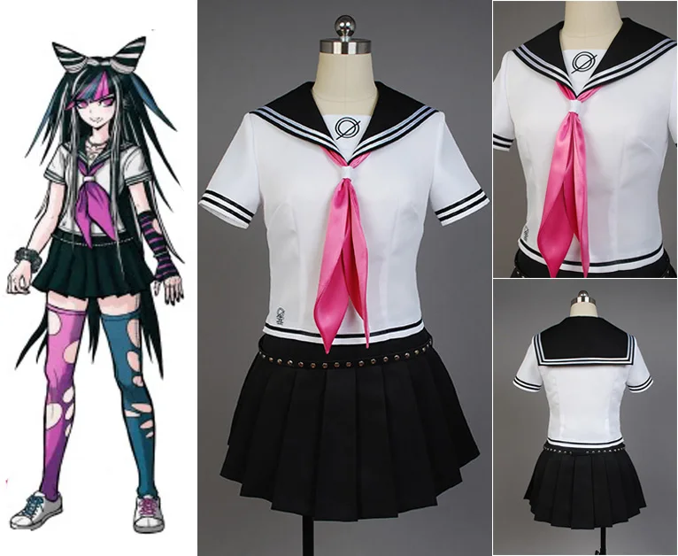 (В наличии) Супер данганронпа Ибуки миоды Косплей Костюм Платье Униформа костюм