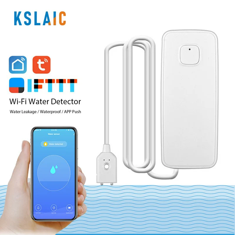 KSLAIC Новый детектор утечки воды беспроводной Wi Fi датчик система сигнализации
